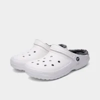 Crocs Women's Classic Lined Clog White / Grey
