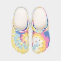 Crocs Classic Tie Dye Graphic Clog White / Multi