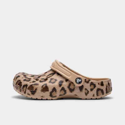 Crocs Women’s Classic Printed Clog Leopard / Gold