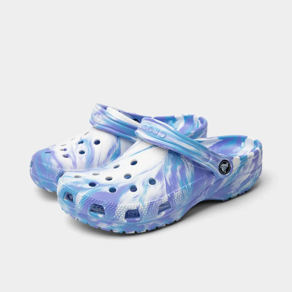 Crocs Classic Marbled Clog White / Oxygen