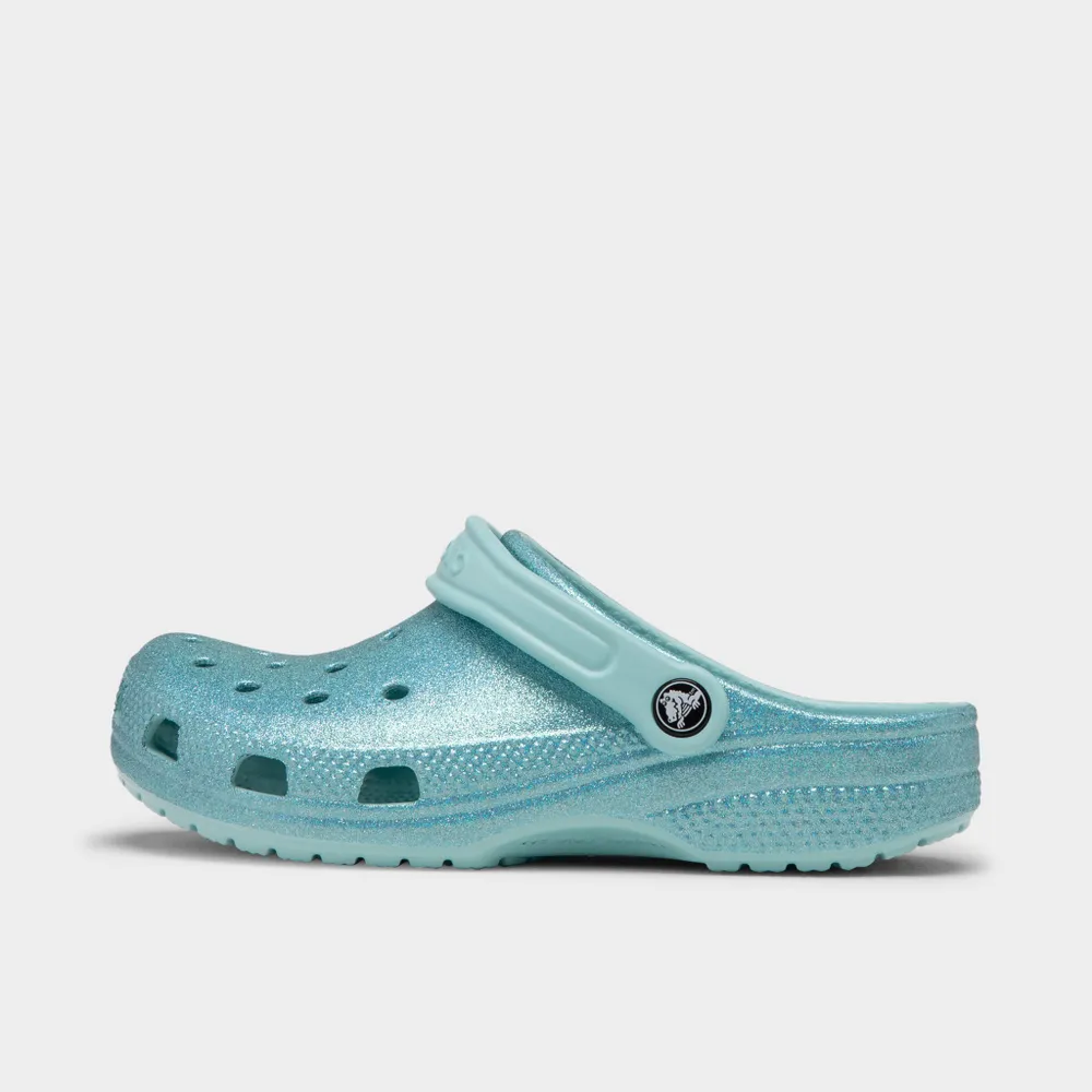 Crocs Children’s Classic Glitter Clog / Pure Water