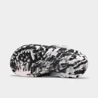 Crocs Children's Classic Marbled Clog Black / White