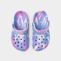 Crocs Children's Classic Marbled Clog White / Pink