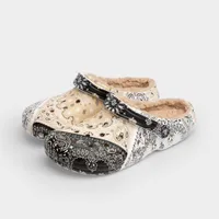 Crocs Classic Fleece Lined Bandana Clog Chai / Multi
