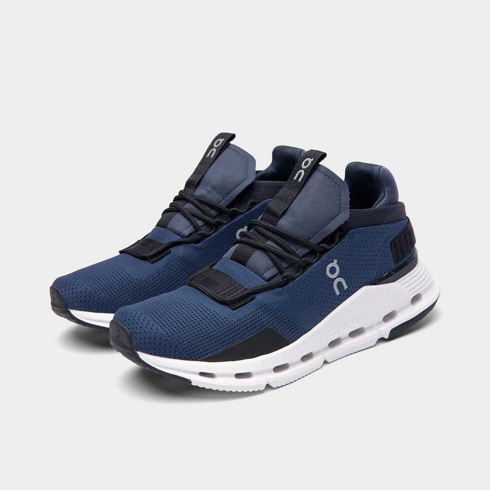 On Women's Cloudnova Navy / White