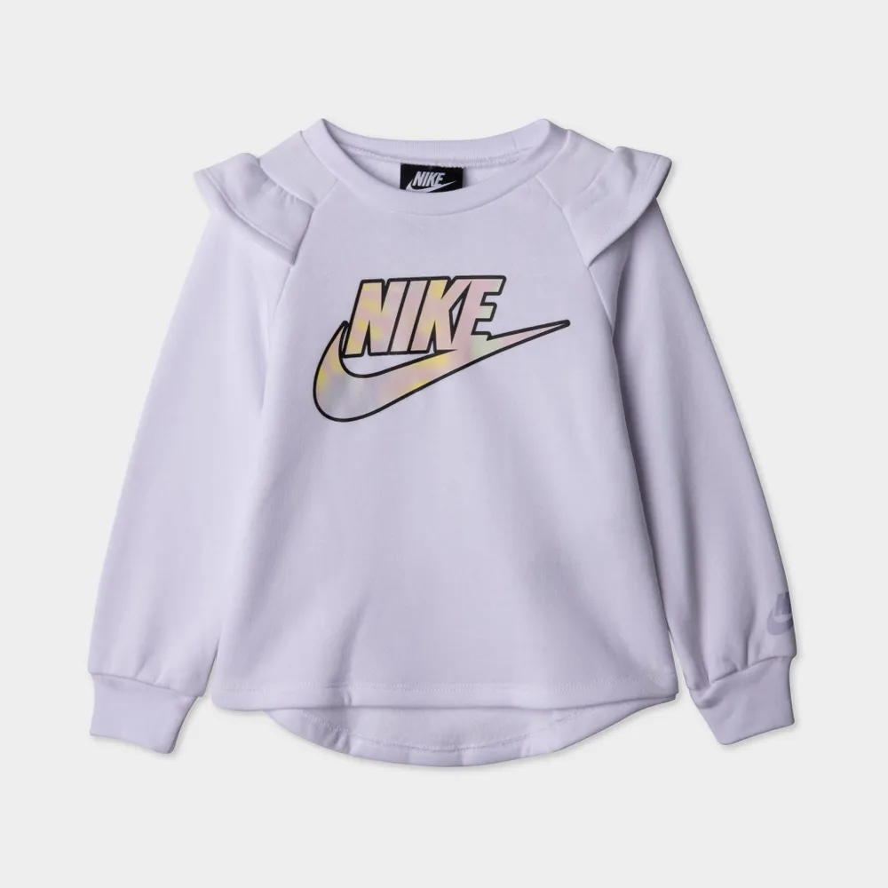 Nike Child Girls' Fleece Top & Tights Set / Purple Chalk