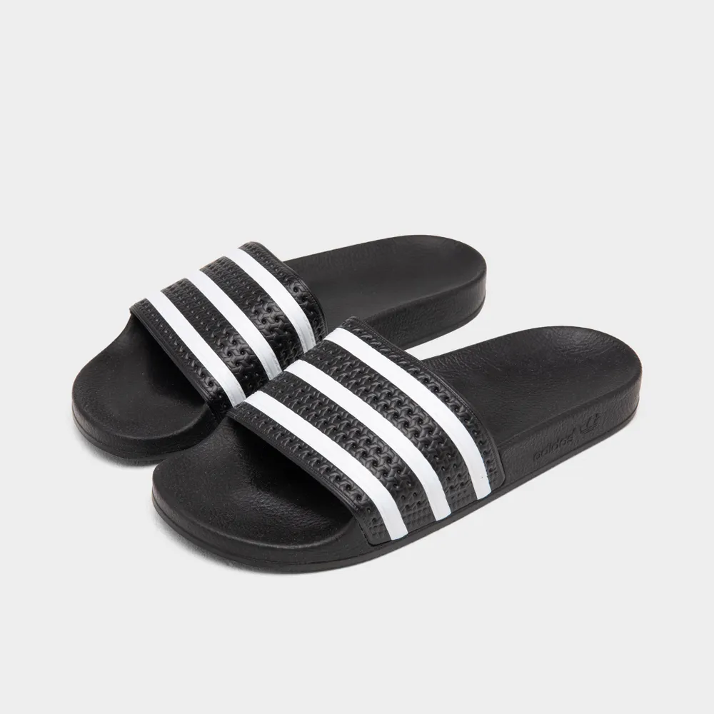 adidas Originals Adilette Slides Core Black / White