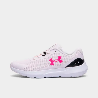 Under Armour Junior Girls’ Surge 3 Pink Note / White