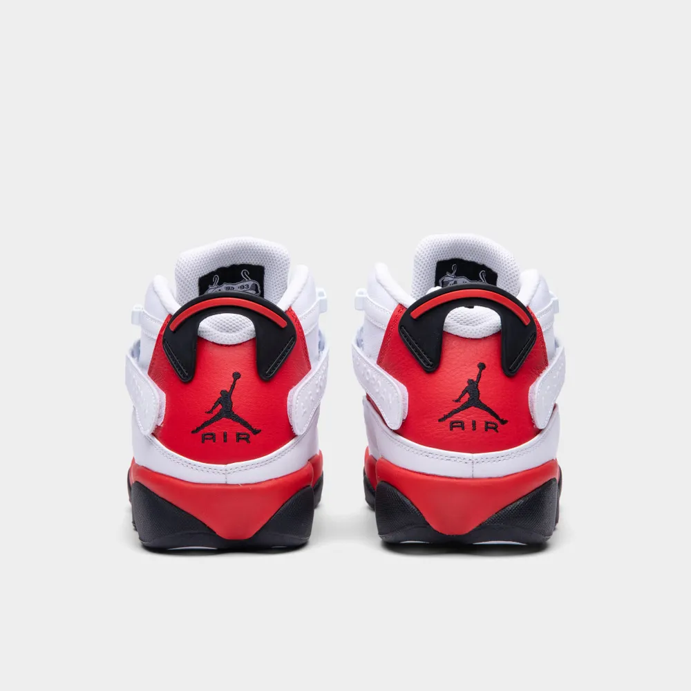 Jordan 6 Rings White / Black - Univsersity Red