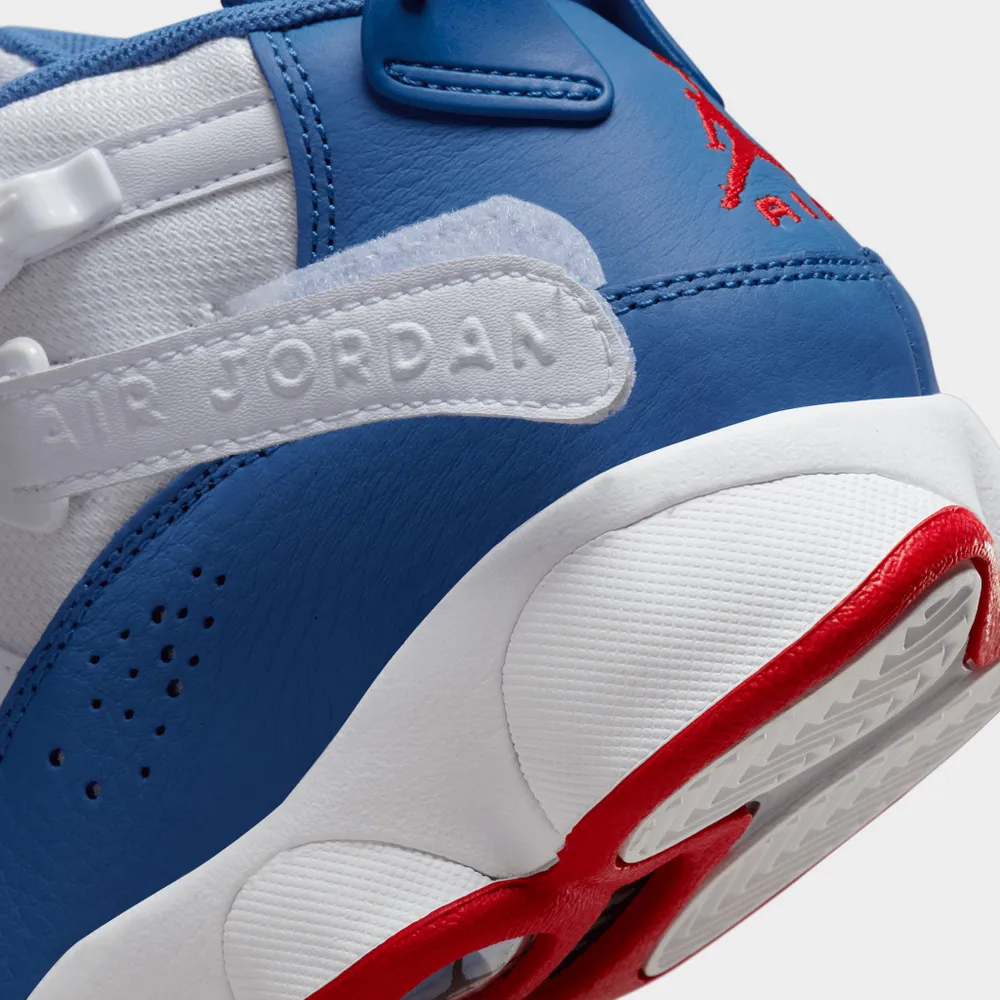 Jordan 6 Rings GS White / True Blue - University Red