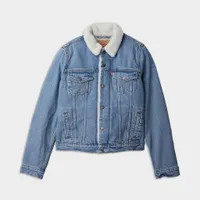 Levi’s Women’s Original Sherpa Trucker Jacket / Dividend Blue