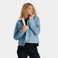 Levi’s Women’s Original Sherpa Trucker Jacket / Dividend Blue