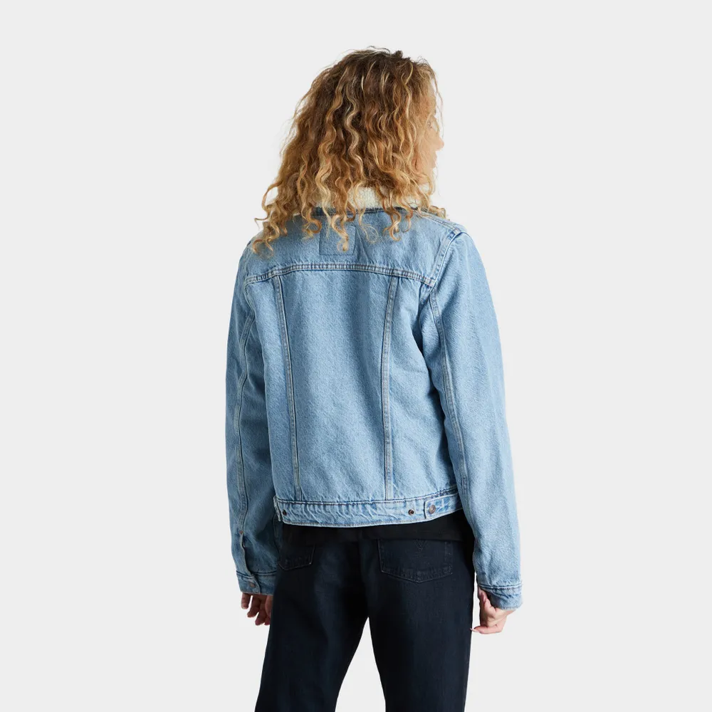 Levi’s Women’s Original Sherpa Trucker Jacket / Dividend Blue