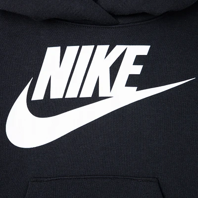 Nike Child Girls' Club Fleece Pullover Hoodie / Black