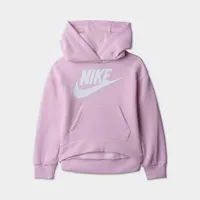 Nike Child Girls’ Club Fleece Pullover Hoodie Pink Foam / White