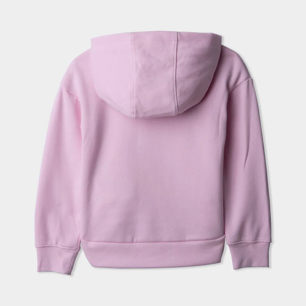 Nike Child Girls’ Club Fleece Pullover Hoodie Pink Foam / White