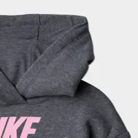 Nike Child Girls’ Club Fleece Pullover Hoodie / Carbon Heather