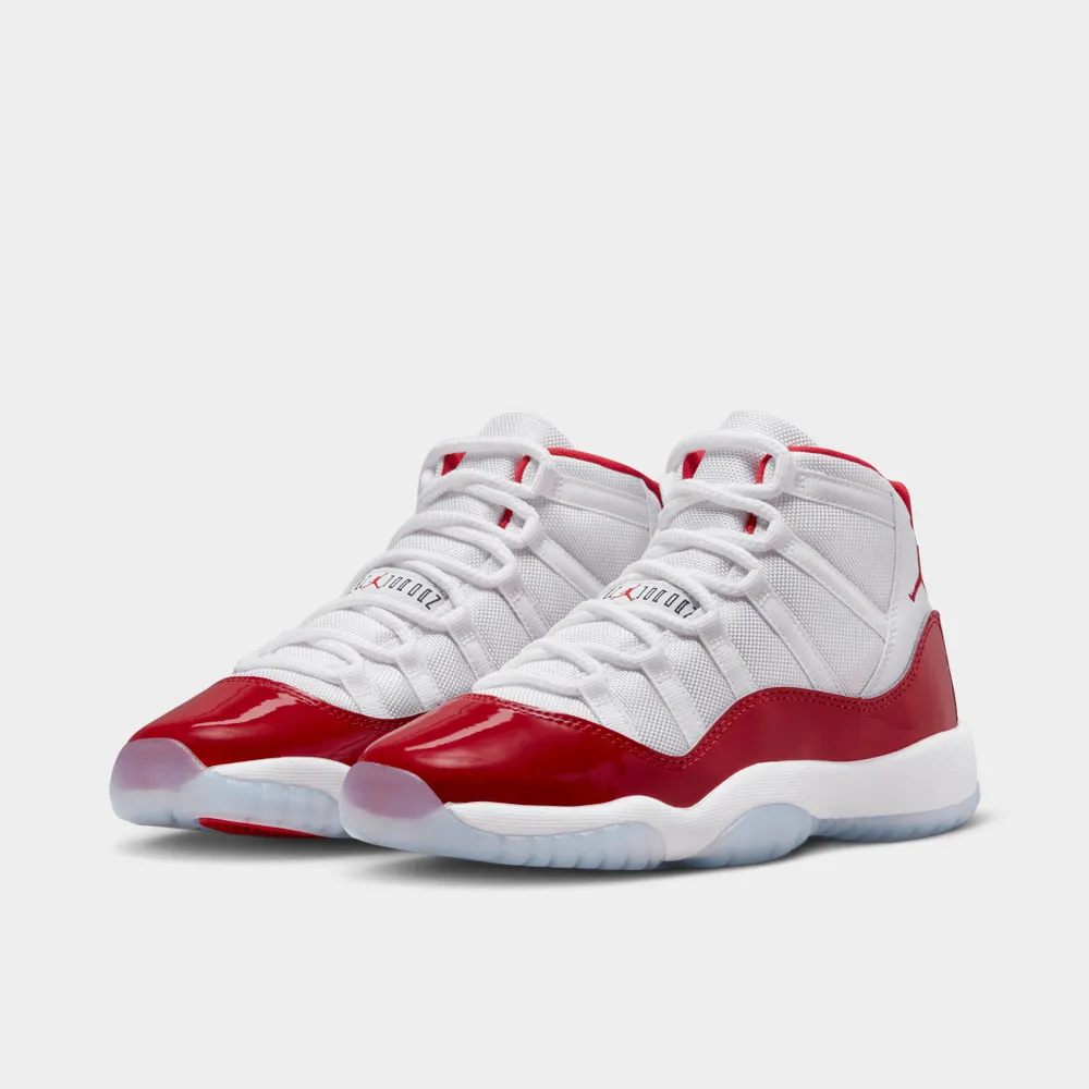 Jordan 11 Retro GS White / Varsity Red - Black