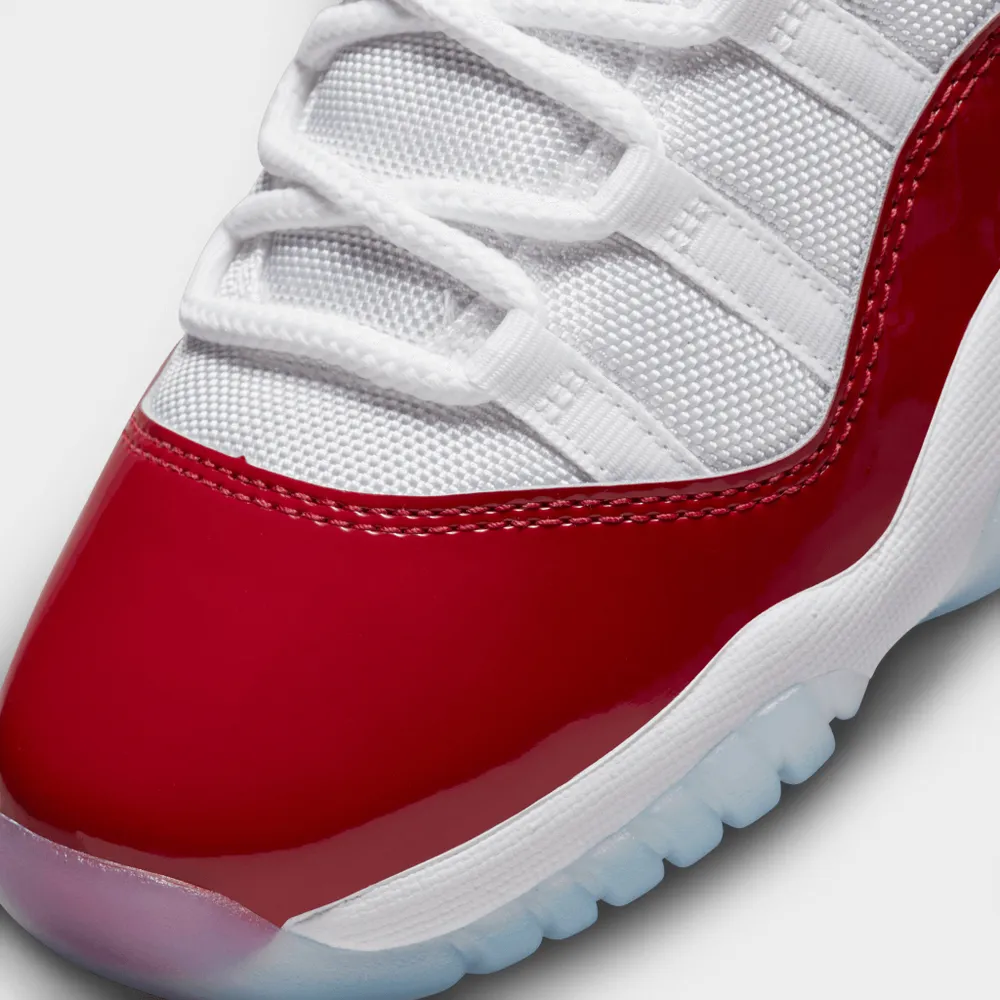 Jordan 11 Retro GS White / Varsity Red - Black