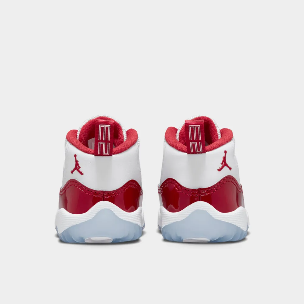 Jordan 11 Retro TD White / Varsity Red - Black