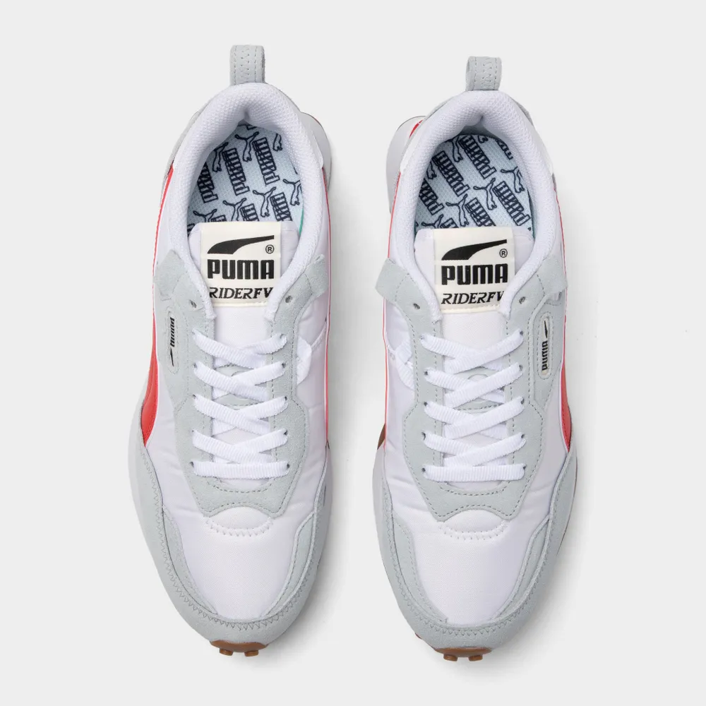 Puma Essentials Rider FV White / Platinum Grey