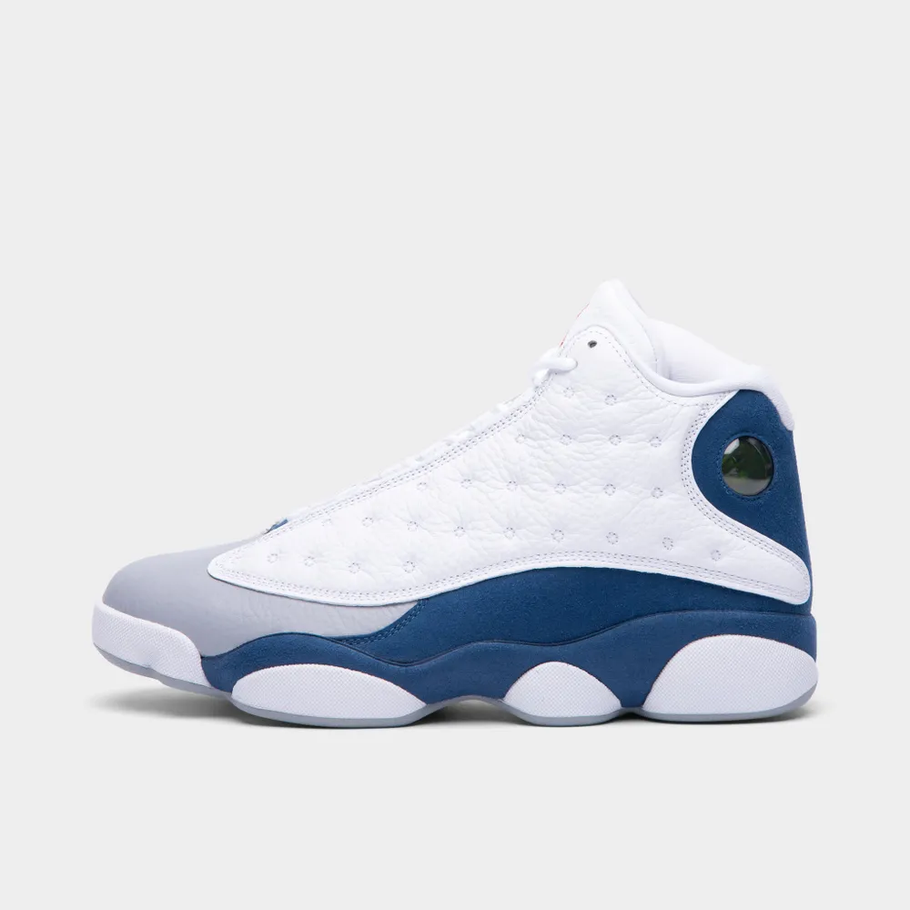 Jordan 13 Retro White / Fire Red - French Blue