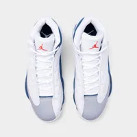 Jordan 13 Retro White / Fire Red - French Blue