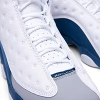 Jordan 13 Retro White / Fire Red - French Blue