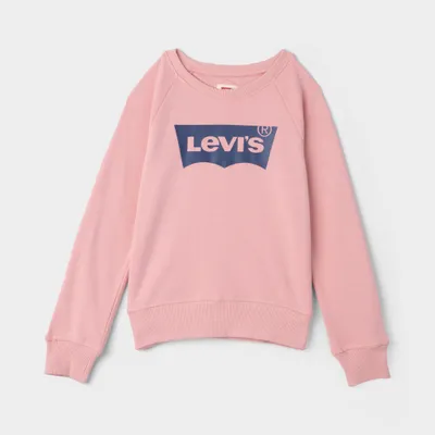 Levi's Junior Girls' Logo Crewneck / Angel