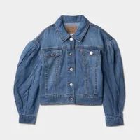 Levi's Girls' Pleated Trucker Jacket / Milestone