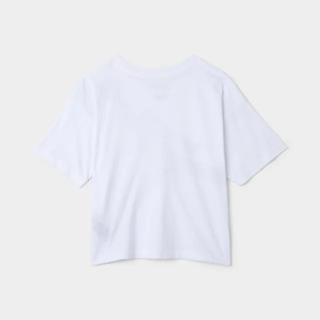 Nike Jordan Junior Girls' Essentials Printed Logo T-shirt White / Ice