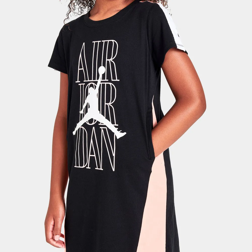 Jordan Junior Girls' Colourblock Dress / Black