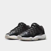 Jordan 11 Low GS Black / Gym Red - White