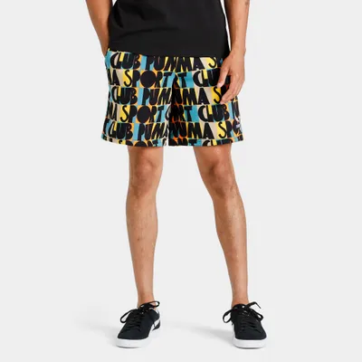 Puma Hill Club Printed Shorts / Black