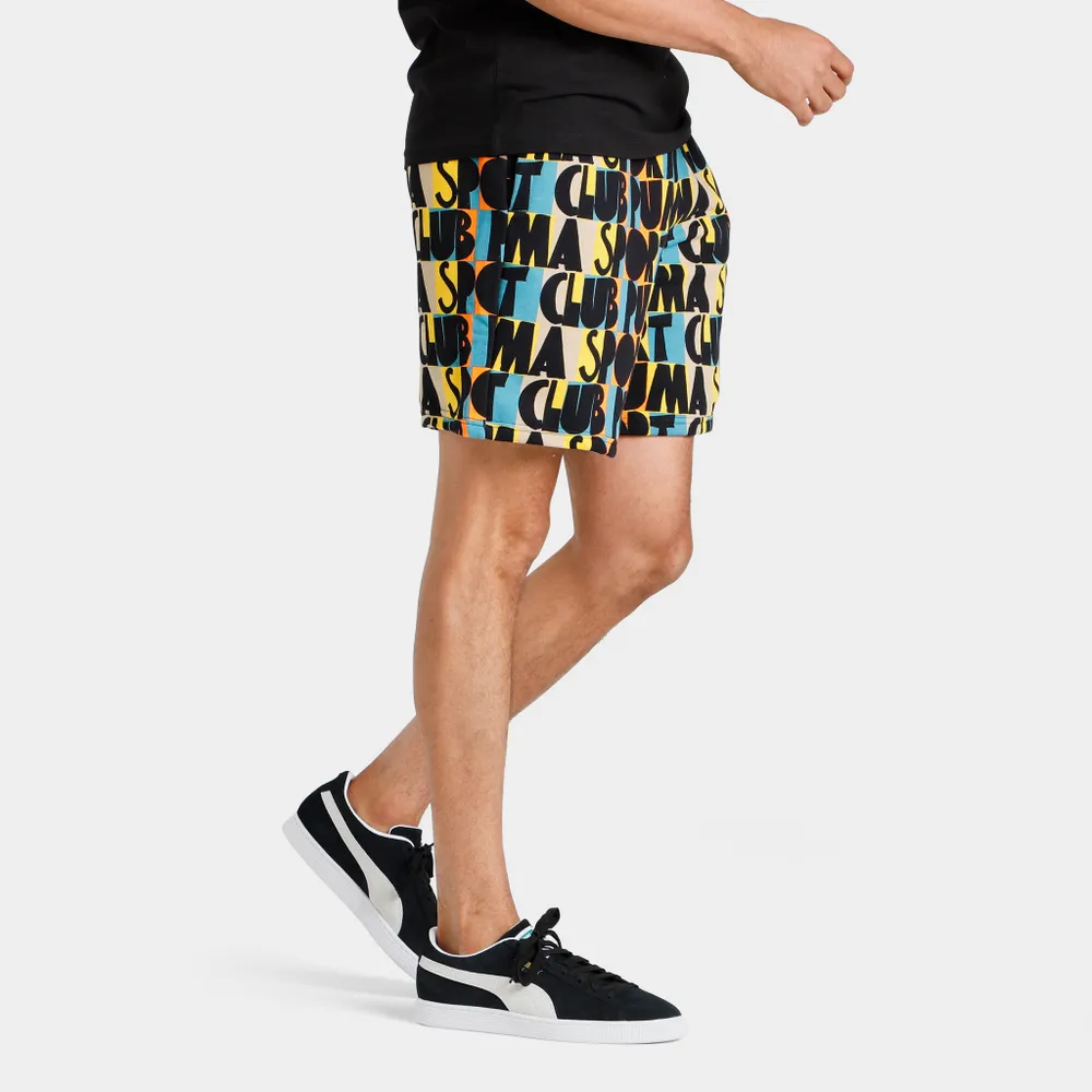 Puma Hill Club Printed Shorts / Black