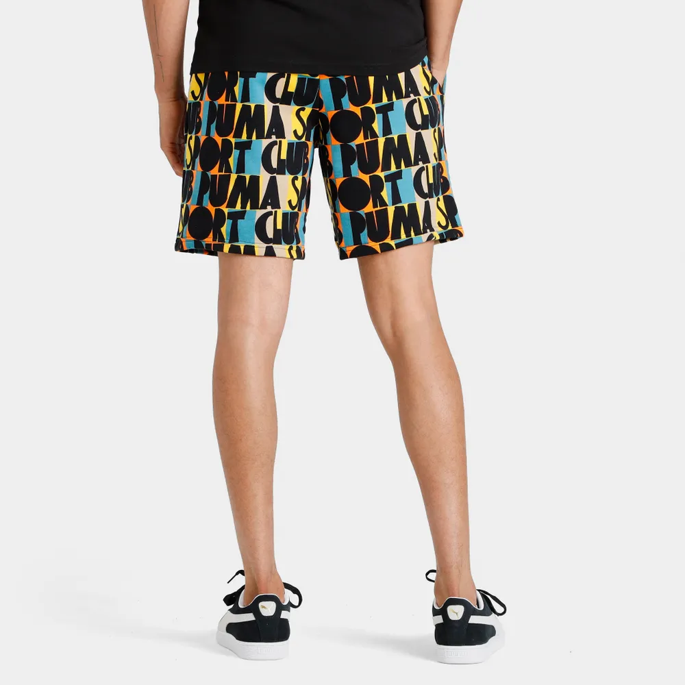 Puma Hill Club Printed Shorts / Black