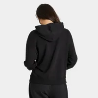 Puma Women’s Classics Metallic Logo Pullover Hoodie Black / Rose Gold