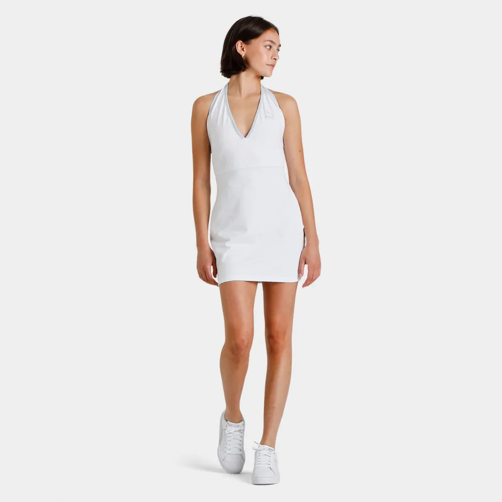 Puma Women's Classics Halterneck Dress / White