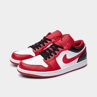 Jordan 1 Low White / Gym Red Black