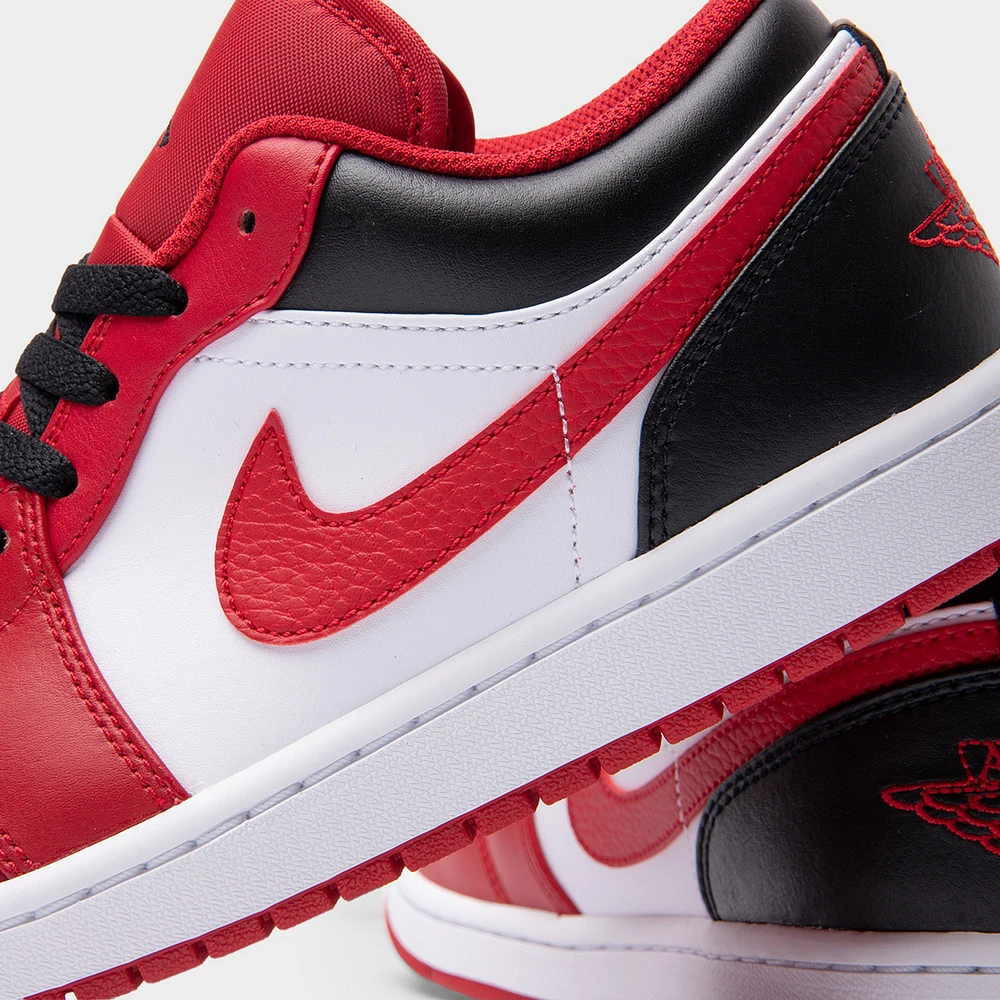 Jordan 1 Low White / Gym Red Black