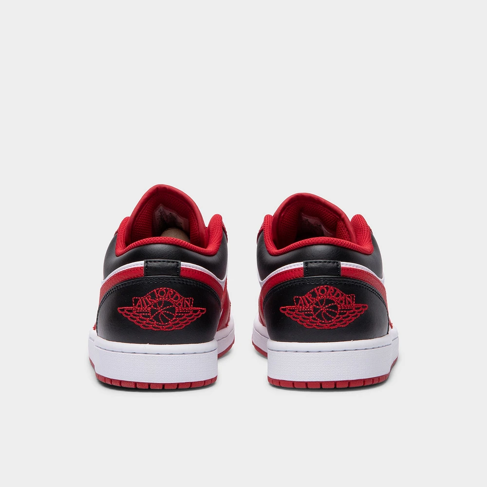 Jordan 1 Low White / Gym Red Black