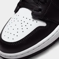 Jordan 1 Low GS Black / Fire Red - White