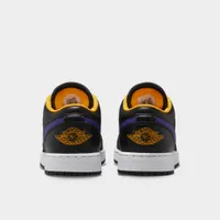 Jordan 1 Low GS Black / Dark Concord - Taxi