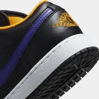 Jordan 1 Low GS Black / Dark Concord - Taxi