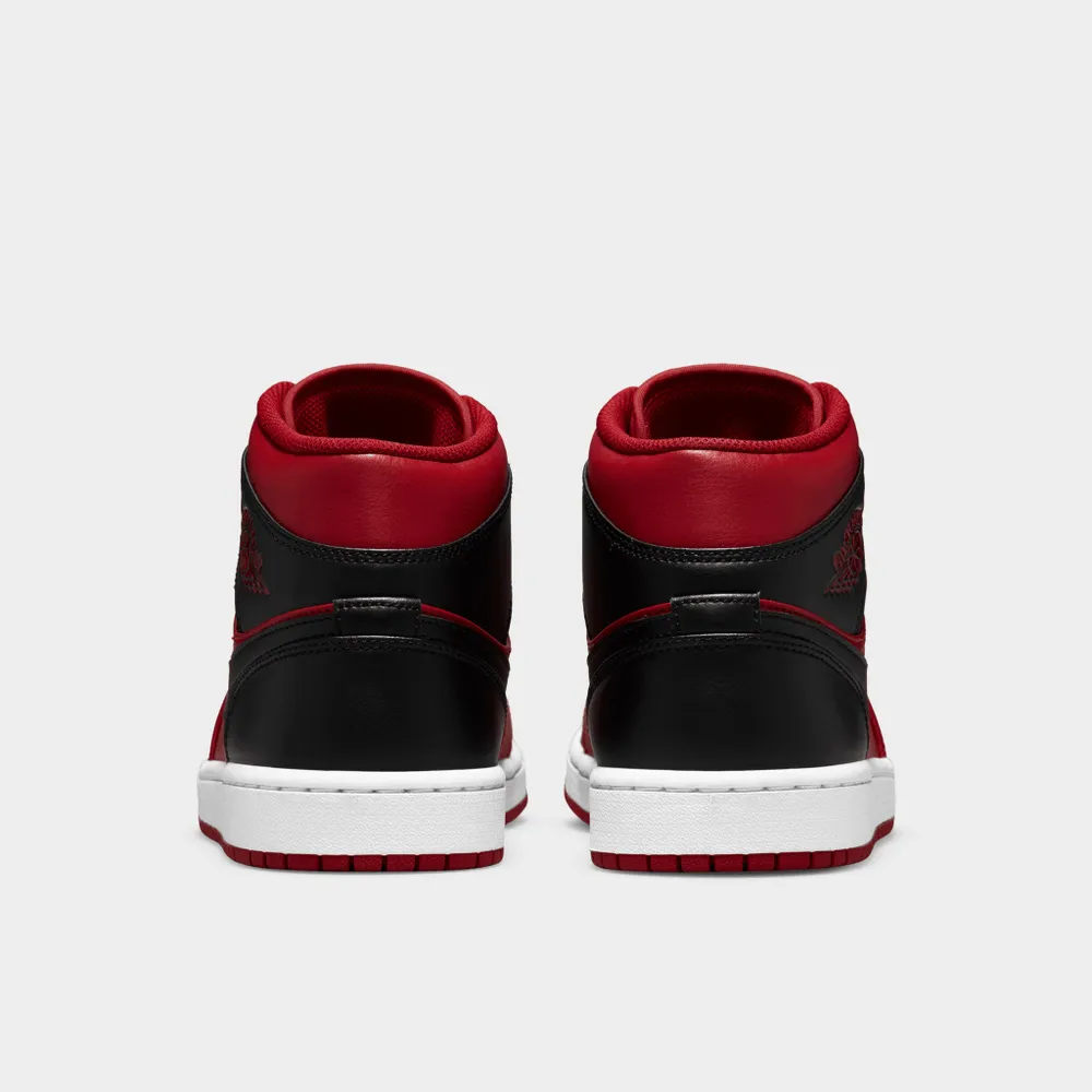 Jordan 1 Mid Gym Red / Black - White