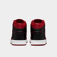 Jordan 1 Mid Gym Red / Black - White