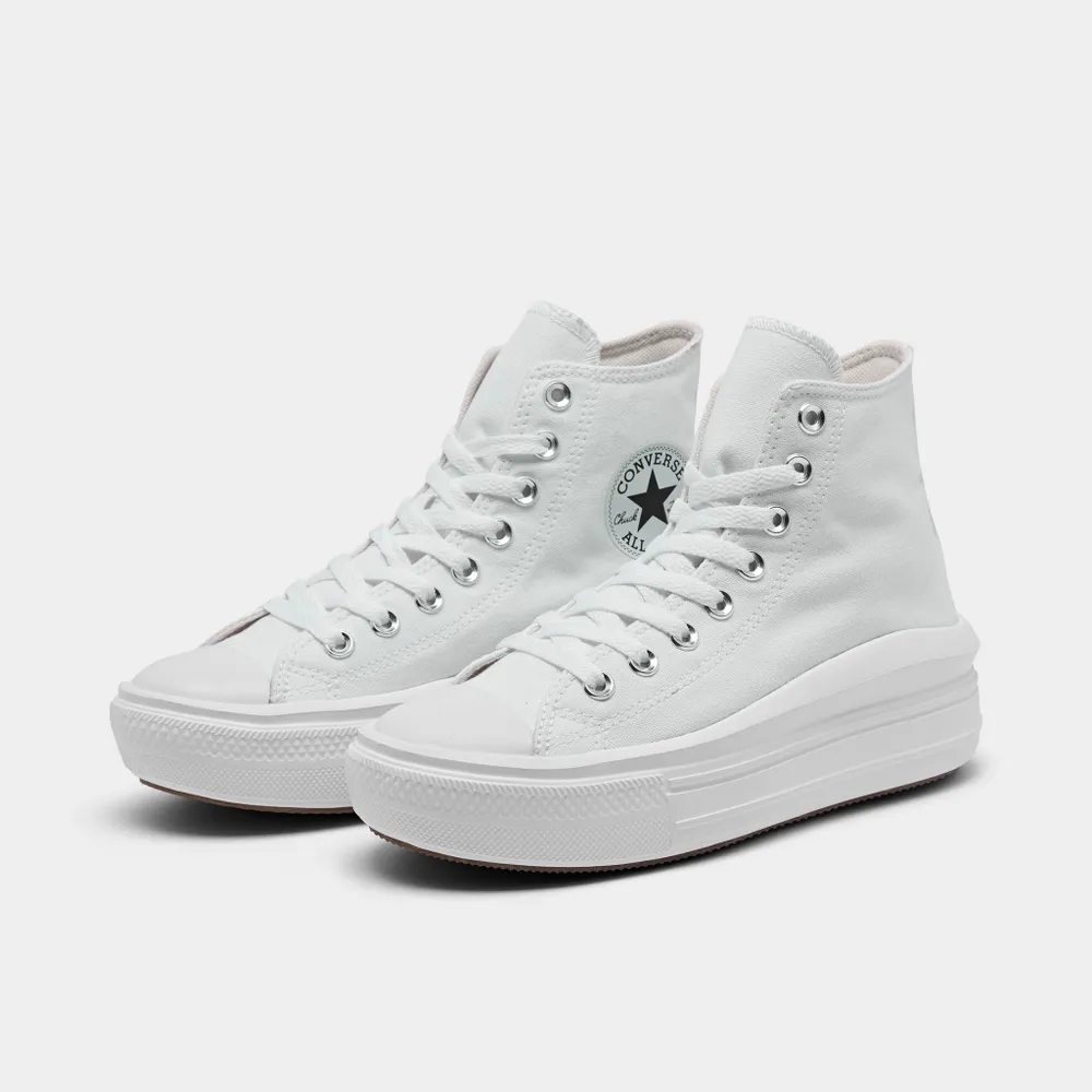 Converse Women’s Chuck Taylor All Star Move Hi White / Natural Ivory - Black