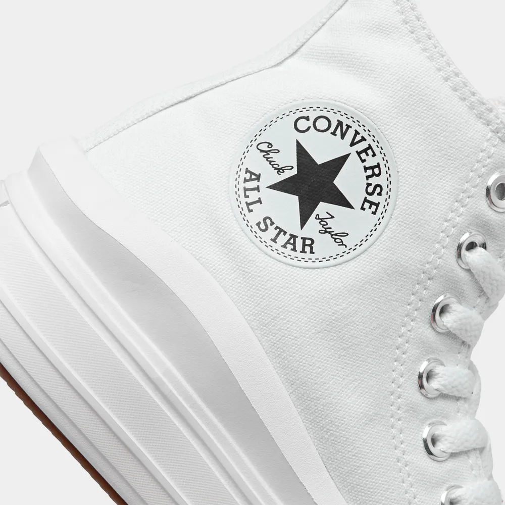 Converse Women’s Chuck Taylor All Star Move Hi White / Natural Ivory - Black