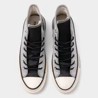 Converse Women’s Authentic Glam Chuck 70 Hi Silver / Black - Egret