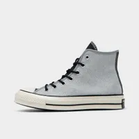 Converse Women’s Authentic Glam Chuck 70 Hi Silver / Black - Egret